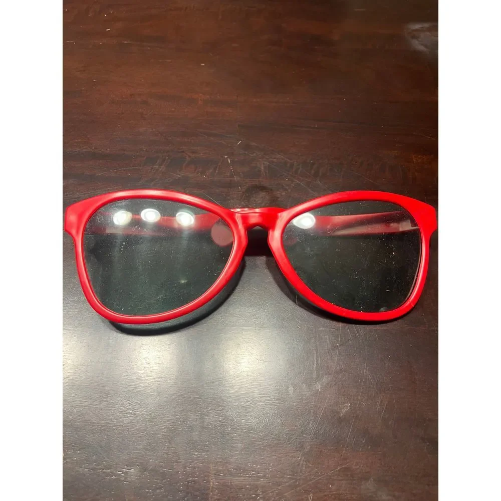 Over sized Red‎ Retro Cat Eye Sunglasses UV Protection Vintage costume